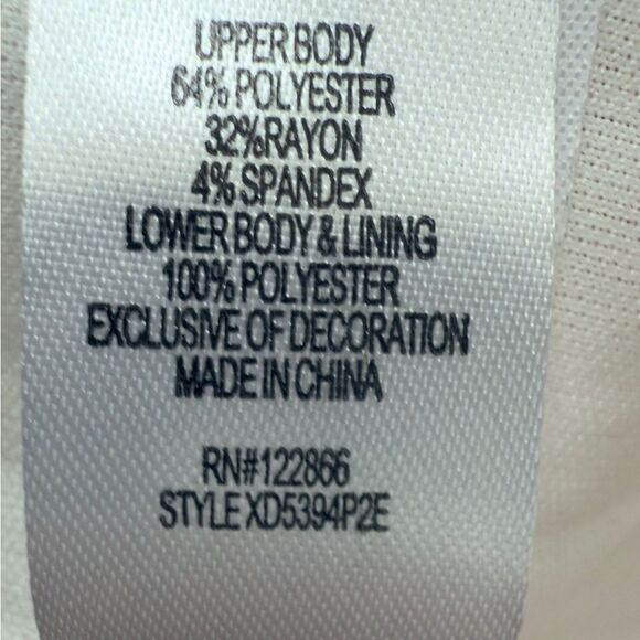 Zunie Girls Long Sleeve Sparkle Red & White Tulle Christmas Party Dress. 6. NEW. - Picture 6 of 7